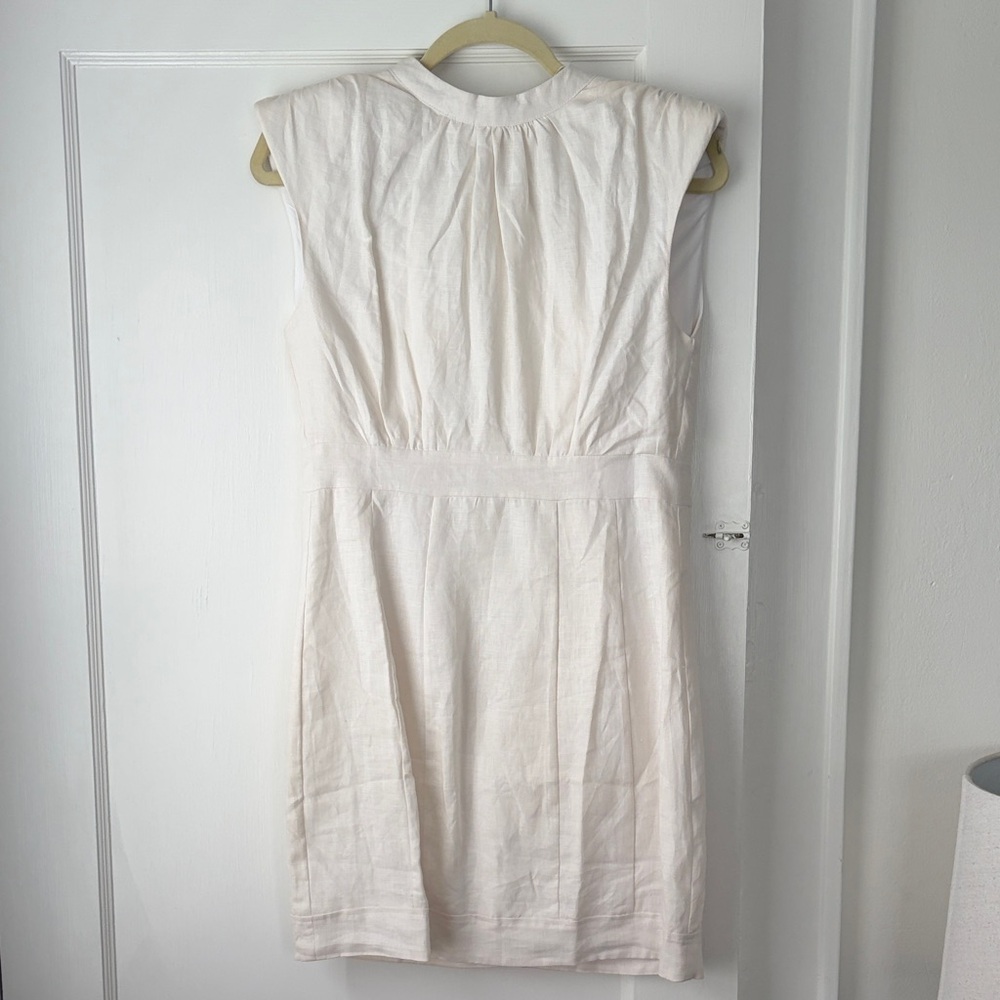 DISSH Cream Sleeveless Mini Dress
